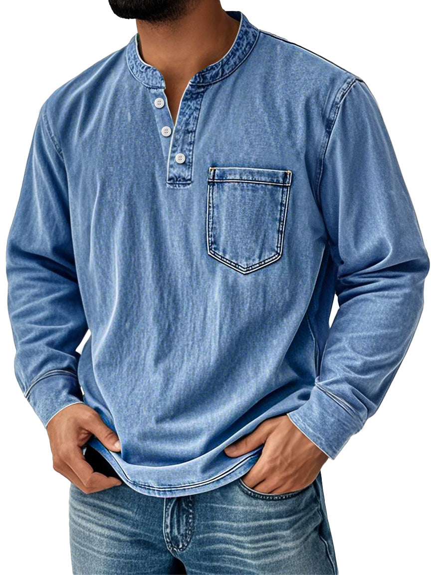 Levi™ I Men’s Casual Henley Shirt with Pocket