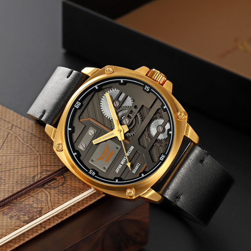 Daniel Portland™ Men’s Leather Quartz Watch