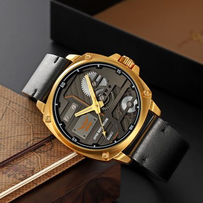 Daniel Portland™ Men’s Leather Quartz Watch