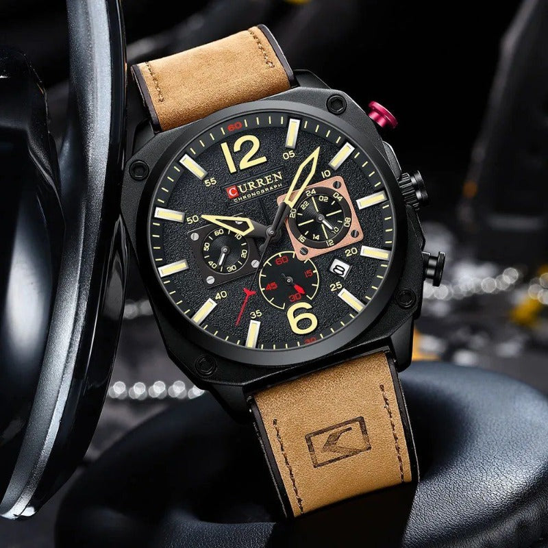 Daniel Portland™ Business Leather Quartz Watch