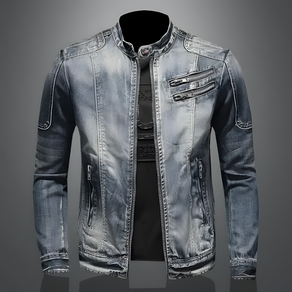 Alexo Jacket for Men with Classic Biker Style
