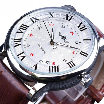 Daniel Portland™ Full Automatic Luxury Leather Watch