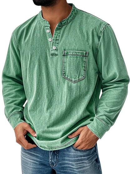 Levi™ I Men’s Casual Henley Shirt with Pocket