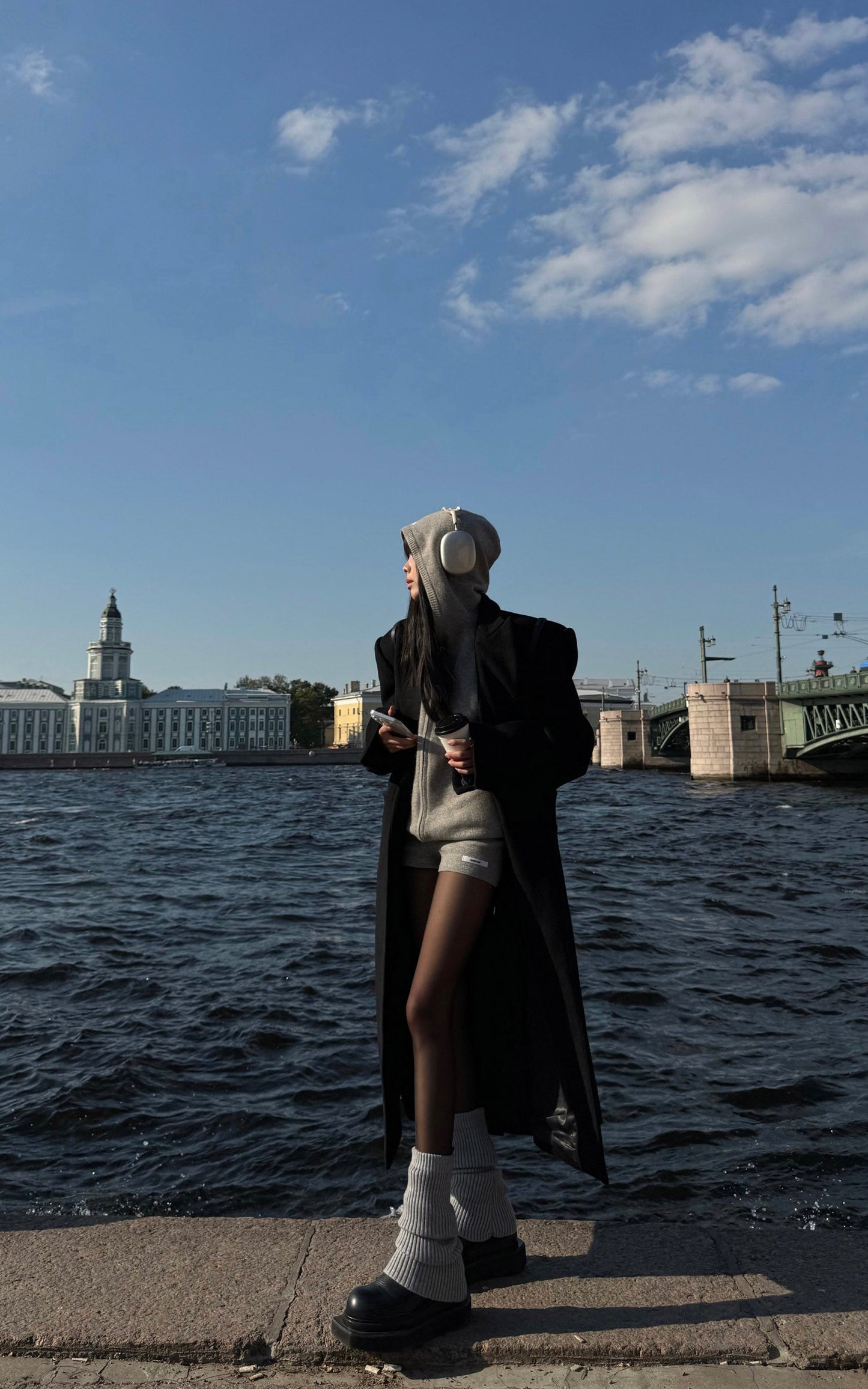 DANIEL PORTLAND™ I  Oversized Hoodie & Shorts Set - Streetwear-Inspired Design