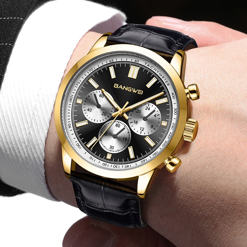 Daniel Portland™ Military Sport Casual Leather Quartz Watch