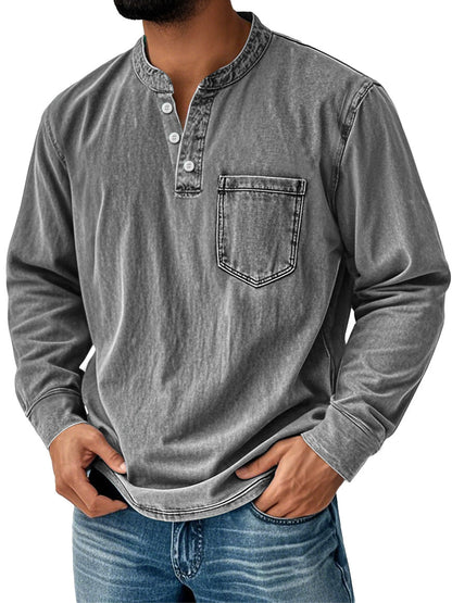 Levi™ I Men’s Casual Henley Shirt with Pocket