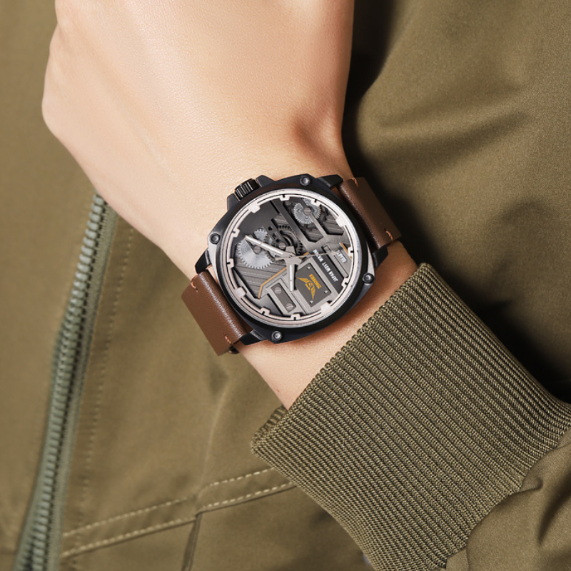 Daniel Portland™ Men’s Leather Quartz Watch