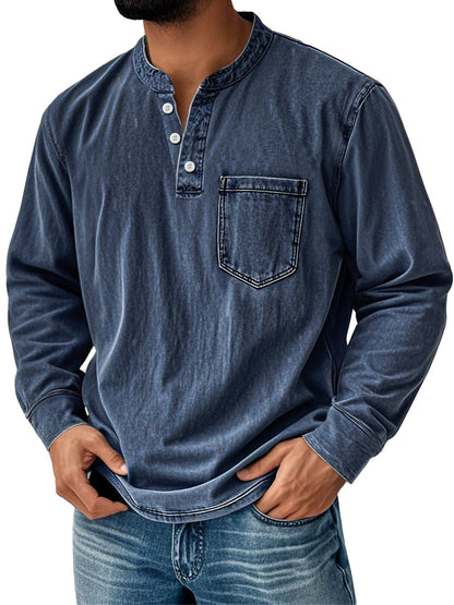 Levi™ I Men’s Casual Henley Shirt with Pocket