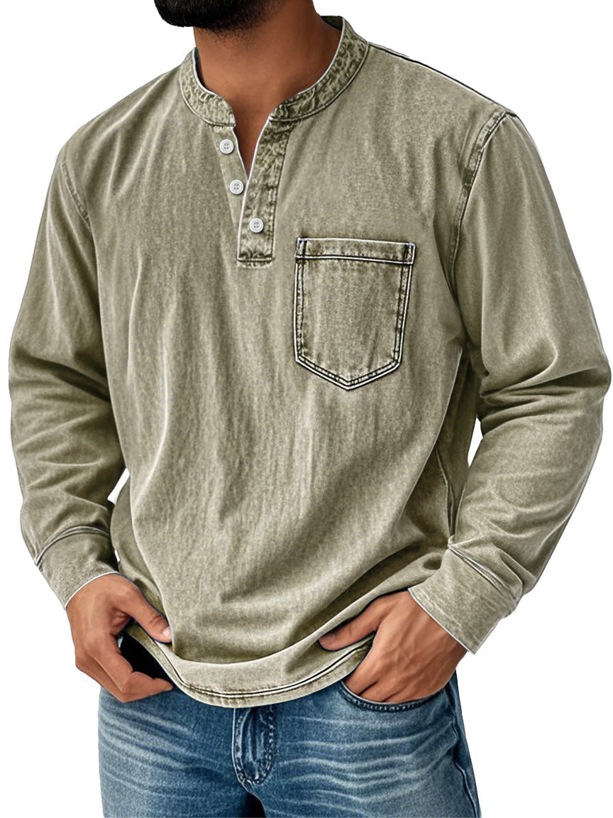 Levi™ I Men’s Casual Henley Shirt with Pocket
