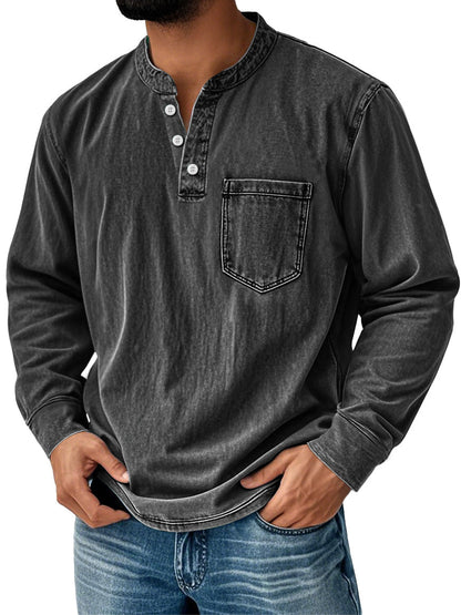 Levi™ I Men’s Casual Henley Shirt with Pocket