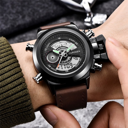 Daniel Portland™ Dual-Time Fashion Chronograph Watch