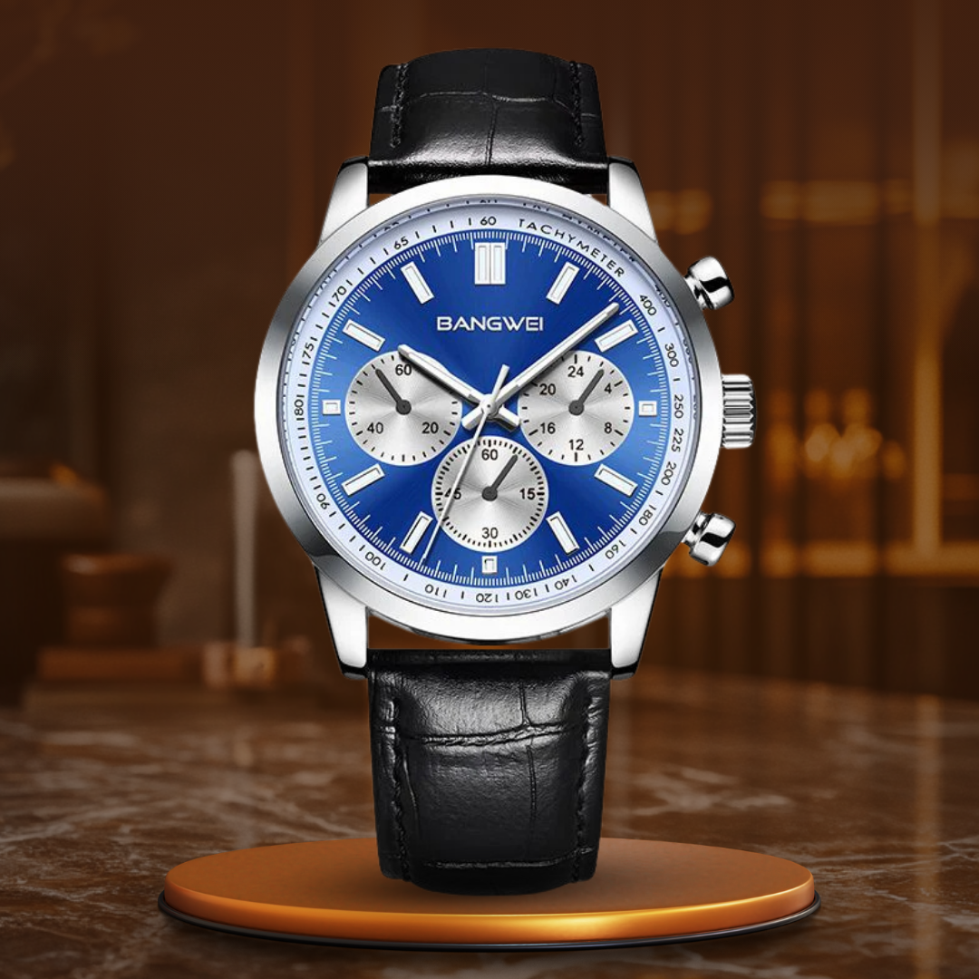 Daniel Portland™ Military Sport Casual Leather Quartz Watch