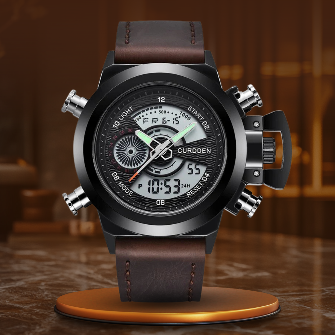 Daniel Portland™ Dual-Time Fashion Chronograph Watch