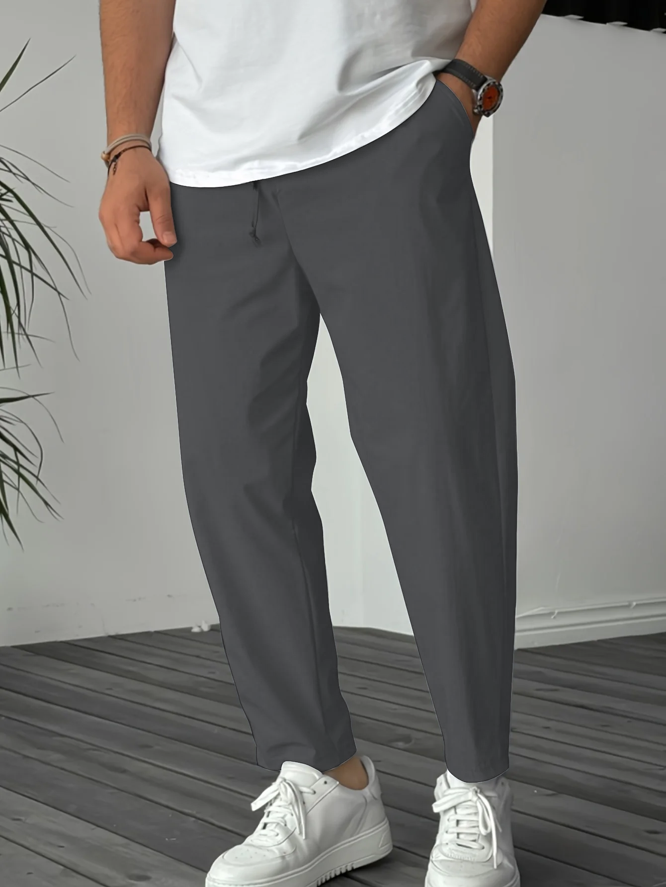 Vittorio™ | Elegant Tapered Trousers with Drawstring