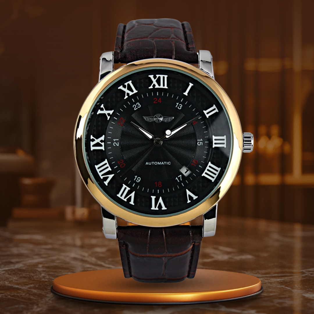 Daniel Portland™ Full Automatic Luxury Leather Watch