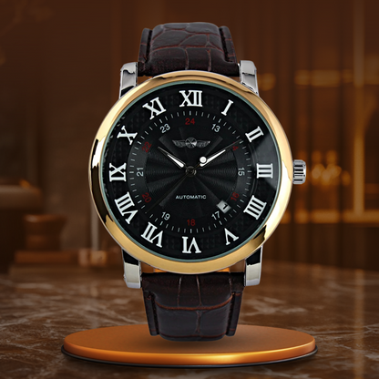 Daniel Portland™ Full Automatic Luxury Leather Watch