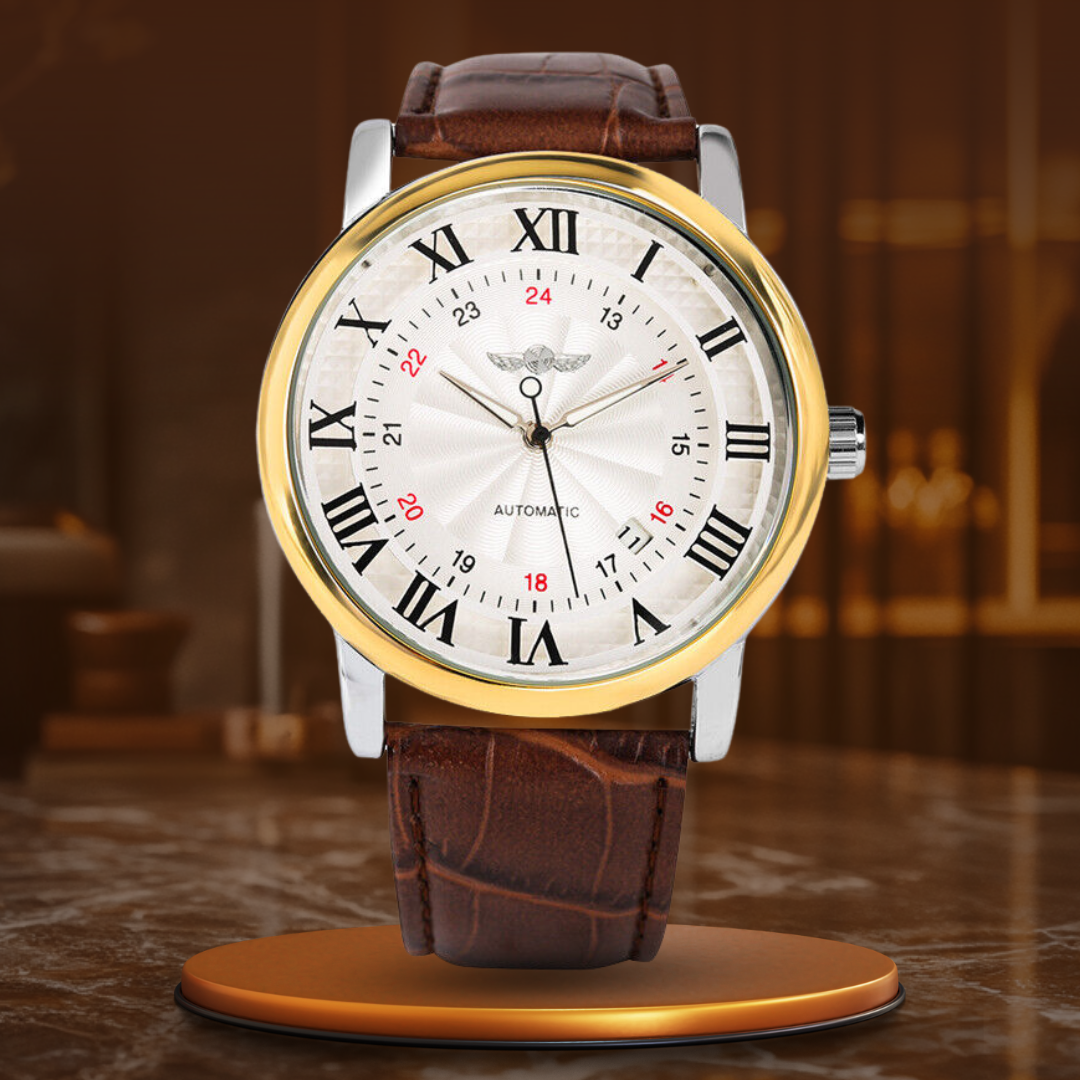 Daniel Portland™ Full Automatic Luxury Leather Watch