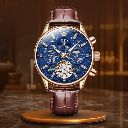 Daniel Portland™ Automatic Mechanical Leather Watch