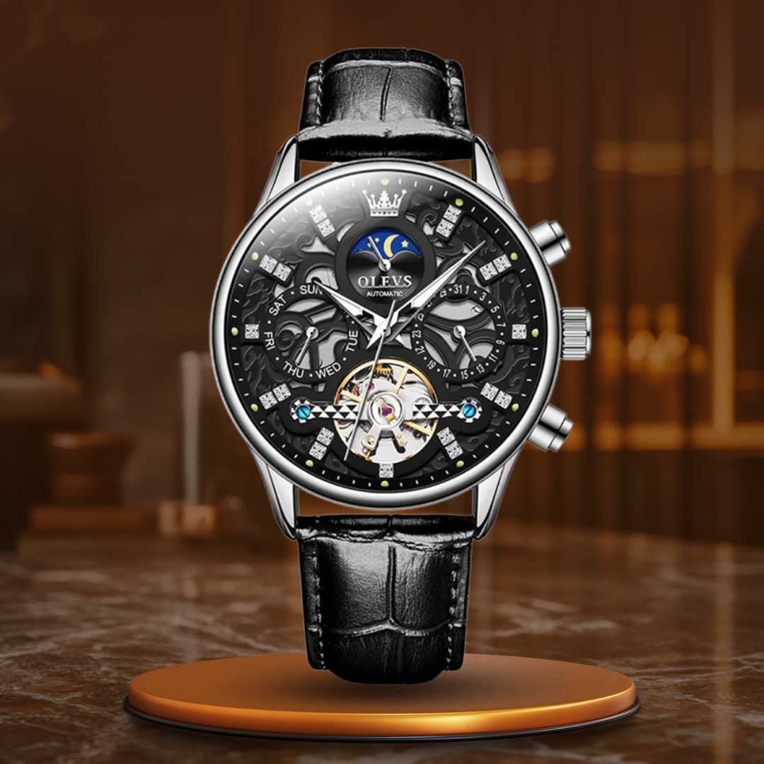 Daniel Portland™ Automatic Mechanical Leather Watch