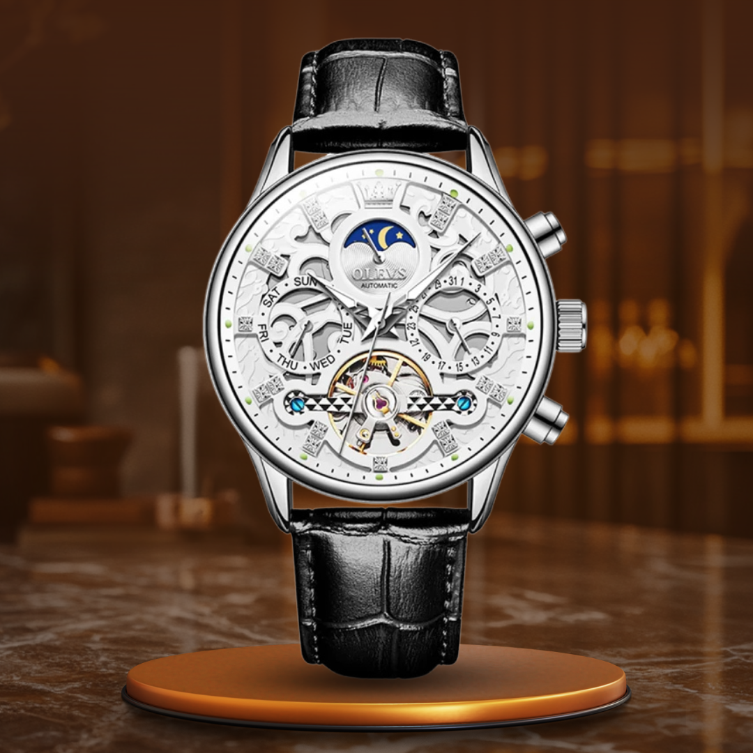 Daniel Portland™ Automatic Mechanical Leather Watch