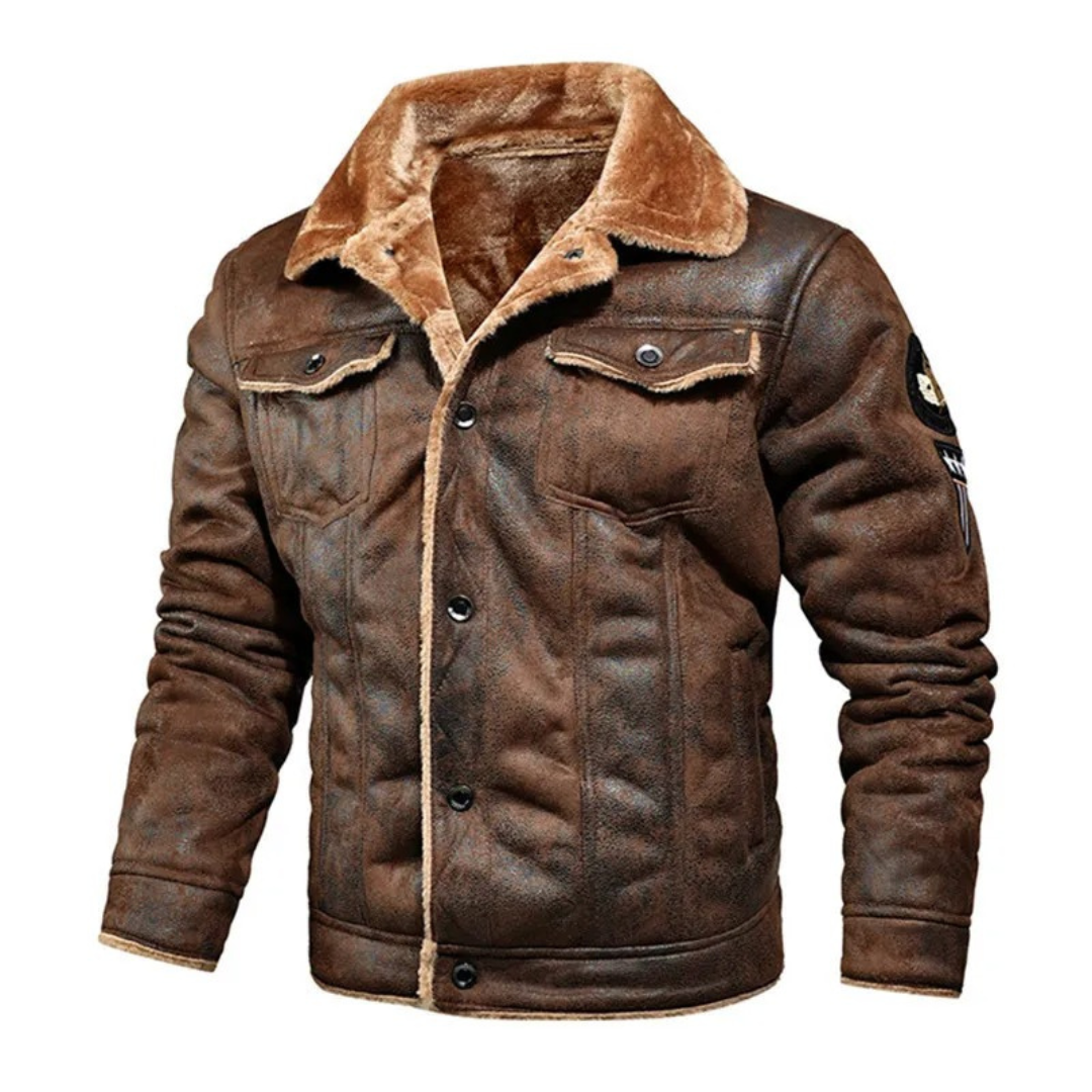 DANIEL PORTLAND™ | Noxar Warm & Versatile Leather Jacket