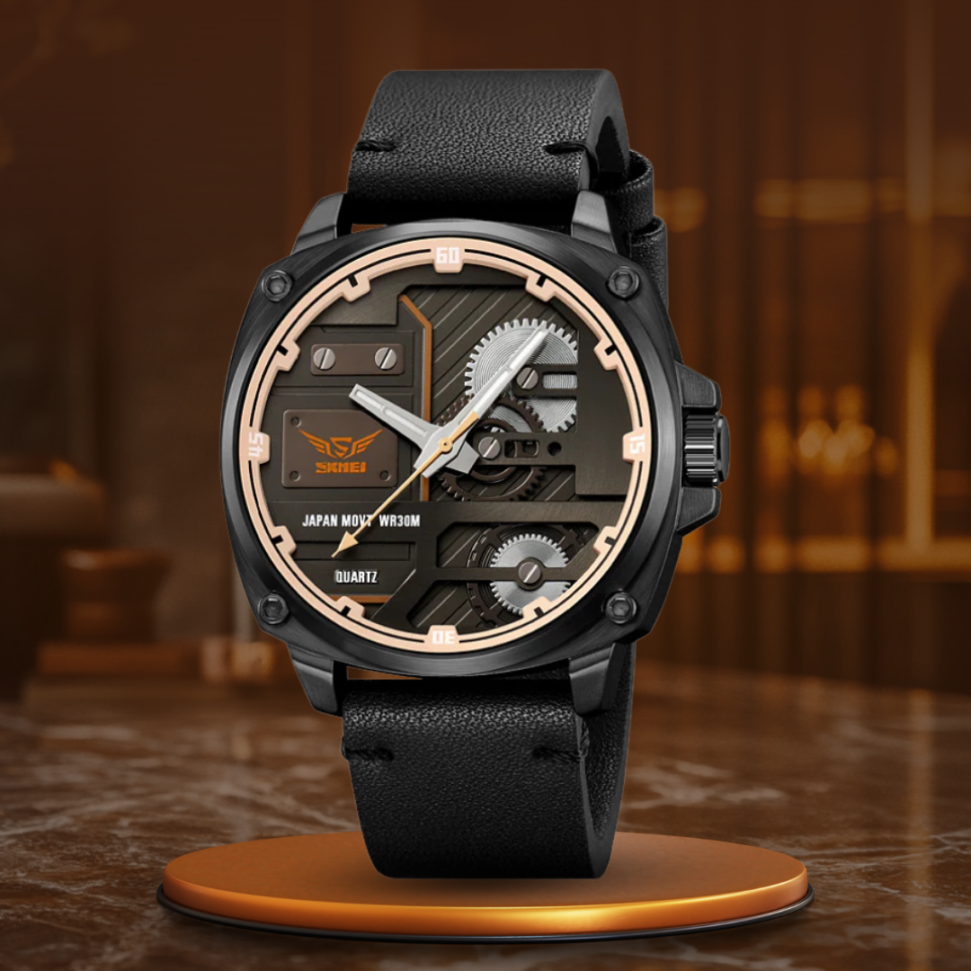 Daniel Portland™ Men’s Leather Quartz Watch