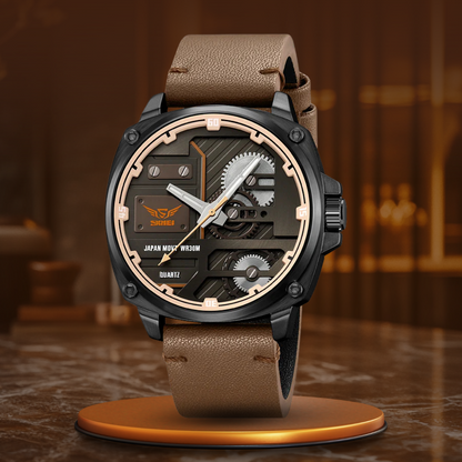 Daniel Portland™ Men’s Leather Quartz Watch