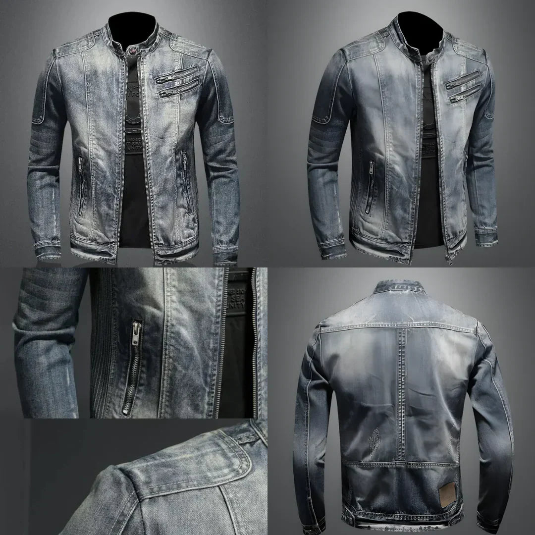 Alexo Jacket for Men with Classic Biker Style