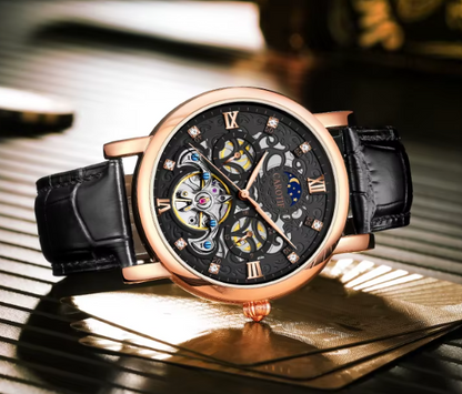 Daniel Portland™ Business Leather Automatic Mechanical Watch
