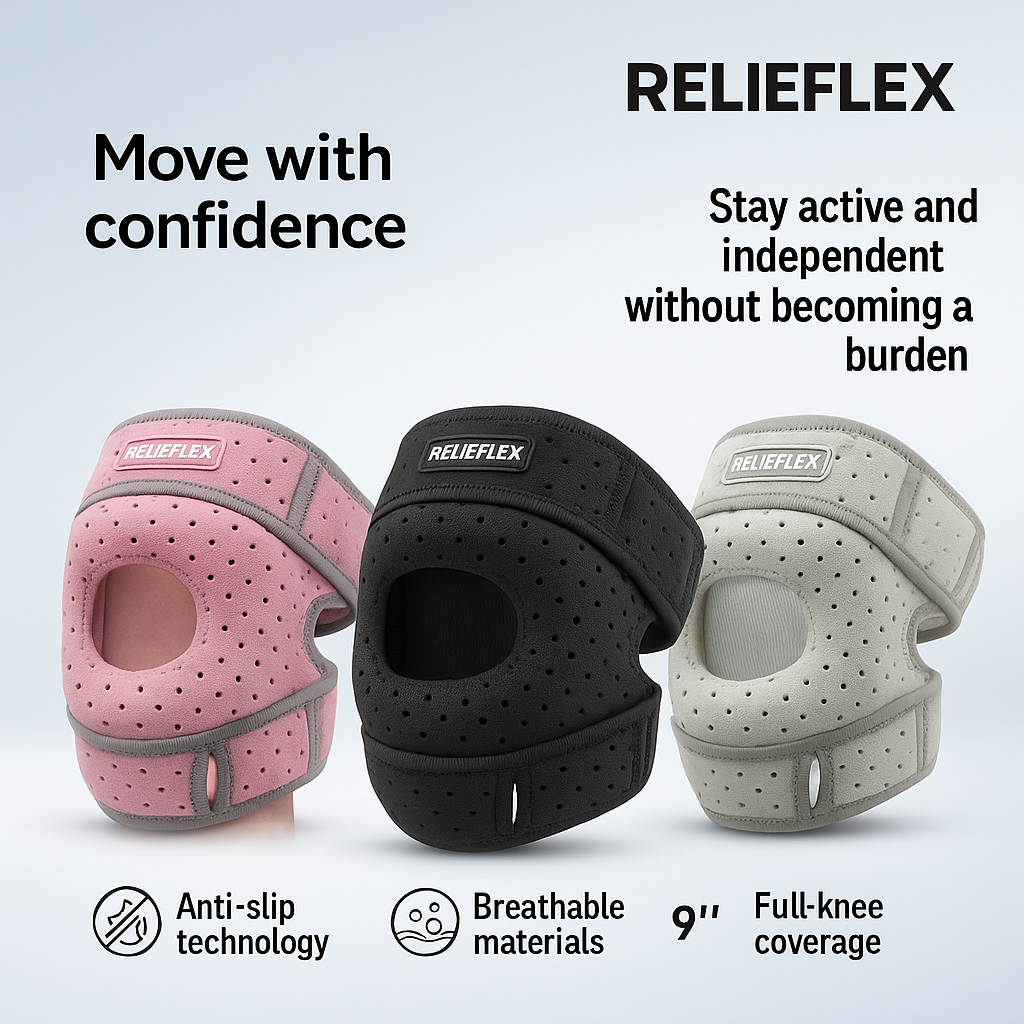 Advanced RelieFlex™ Knee Brace That Moves With You - Pain Relief In Minutes