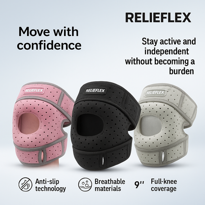 Advanced RelieFlex™ Knee Brace That Moves With You - Pain Relief In Minutes
